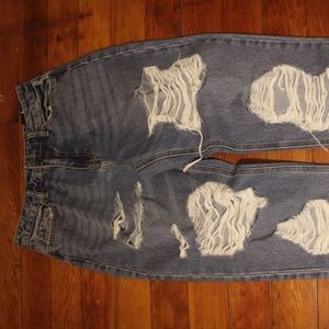 Ripped and Distressed Boyfriend jeans
